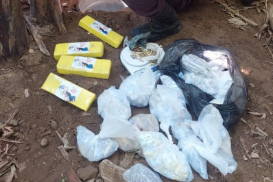 Polícia Militar apreende 4kg de maconha, cocaína e munições em São Pedro da Aldeia