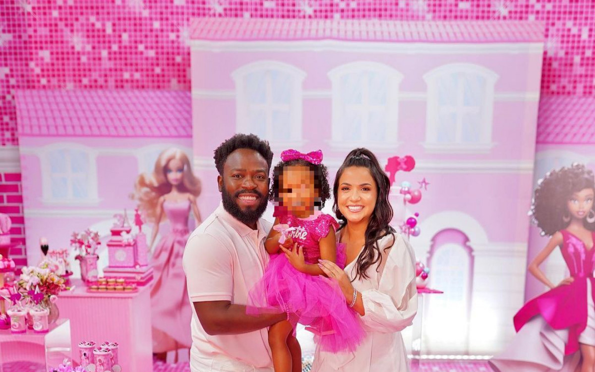 Douglas Silva mostra detalhes da festa de sua filha ca&ccedil;ula, Morena