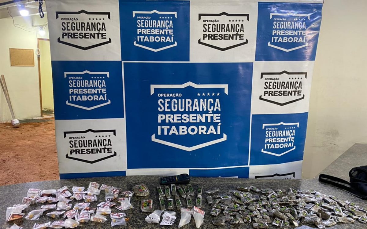 Drogas apreendidas pelos agentes do Segurança Presente na Região Metropolitana - Divulgação