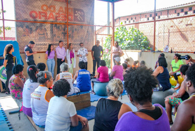 Vila Olímpica de Belford Roxo realiza evento dedicado a Campanha Agosto Lilás