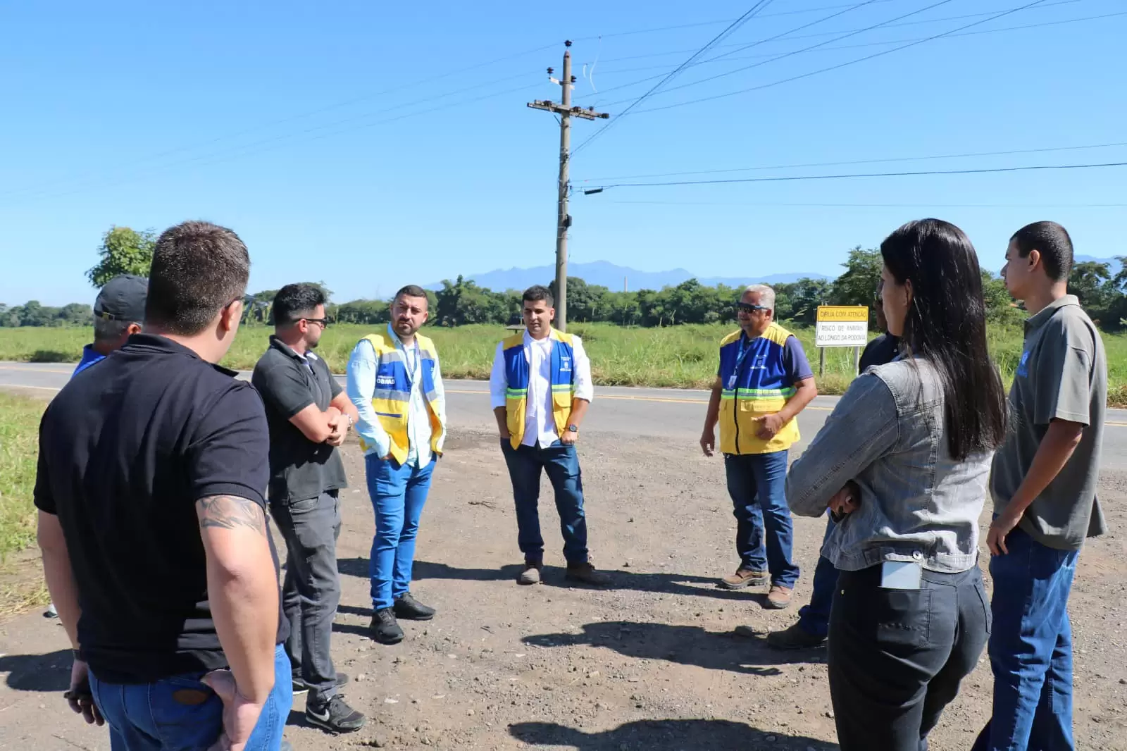 Obra afeta tráfego na RJ-159, em Quatis