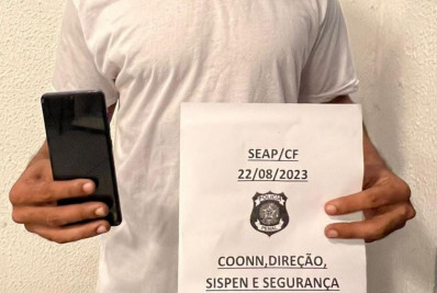 Seap apreende celular usado por homem para ordenar ataques a policiais de dentro de presídio