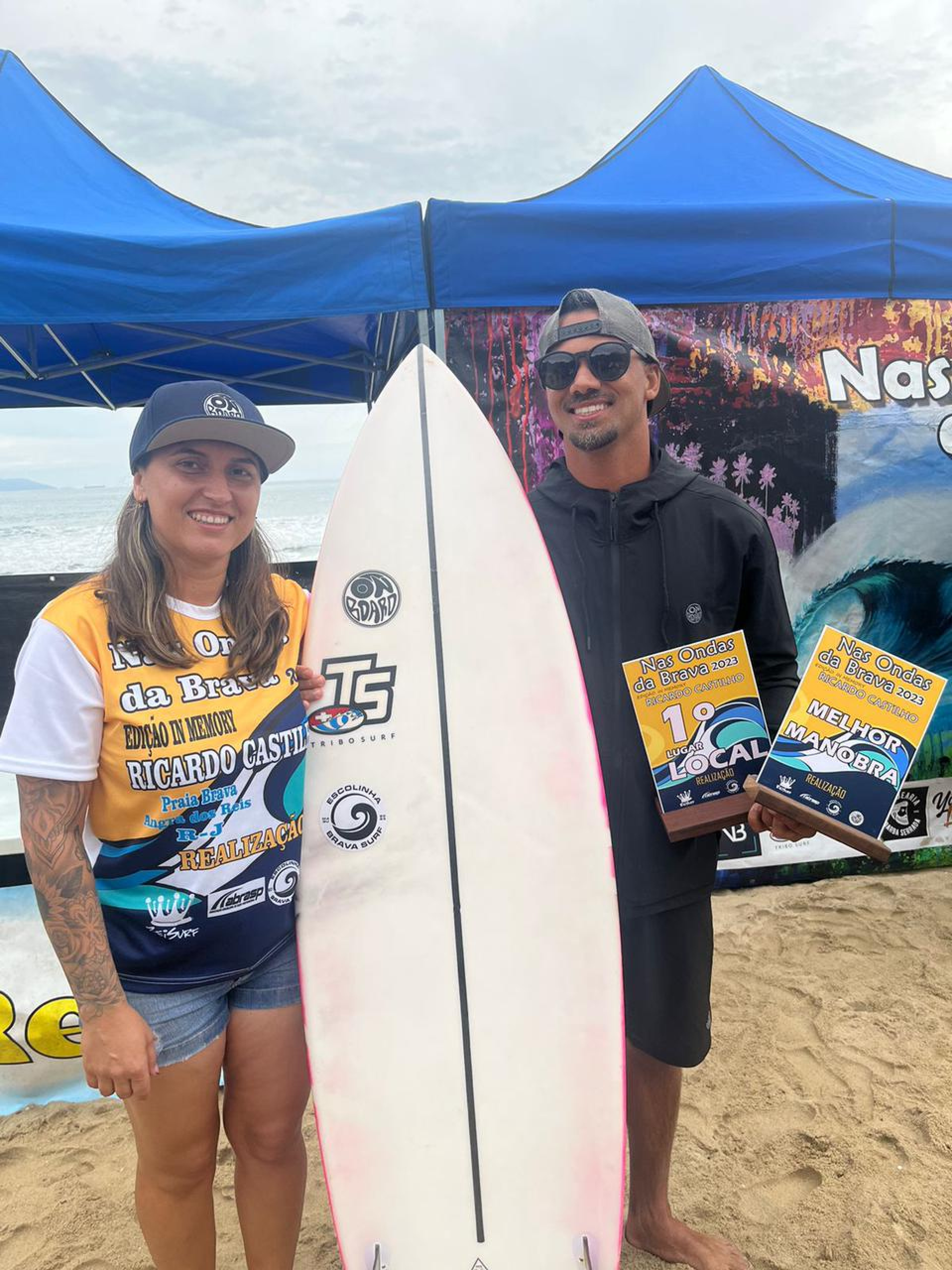 Campeonato de surf em Praia Brava