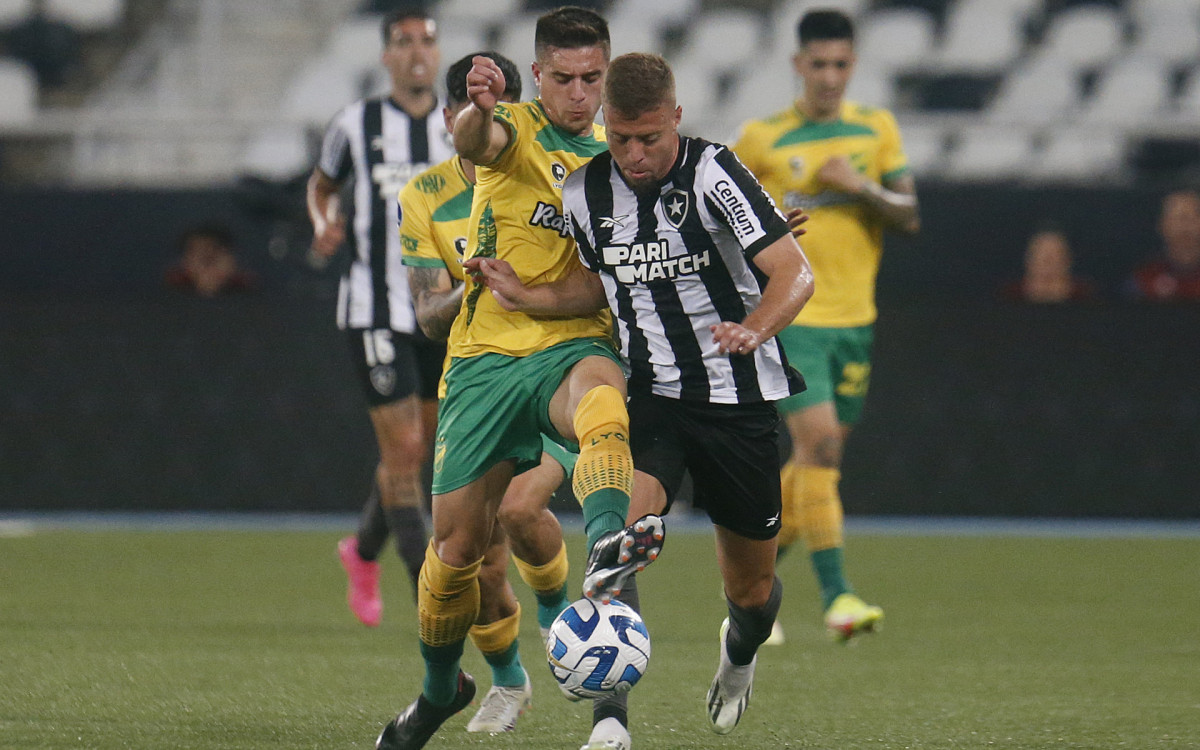 Lucas Fernandes. Botafogo x Defensa y Justicia ARG pela Copa Sulamericana no Estadio Nilton Santos. 23 de Agosto de 2023, Rio de Janeiro, RJ, Brasil. Foto: Vitor Silva/Botafogo. 
Imagem protegida pela Lei do Direito Autoral Nº 9.610, DE 19 DE FEVEREIRO DE 1998. Sendo proibido qualquer uso comercial, remunerado e manipulacao/alteracao da obra.
 - Vitor Silva/Botafogo