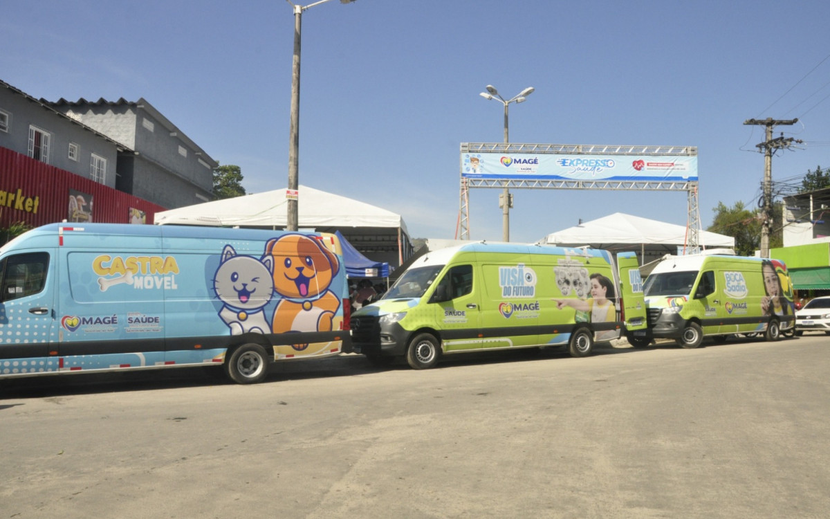 Expresso Sa&uacute;de chega em bairro de Mag&eacute; com servi&ccedil;os gratuitos - Gilson Costa/Divulga&ccedil;&atilde;o