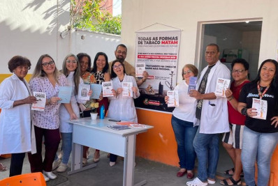 Policlínica de Nova Aurora realiza Ação pelo Dia Nacional de Combate ao Fumo em Belford Roxo