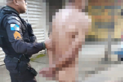 Homem é preso após esfaquear mulher e animais em Queimados