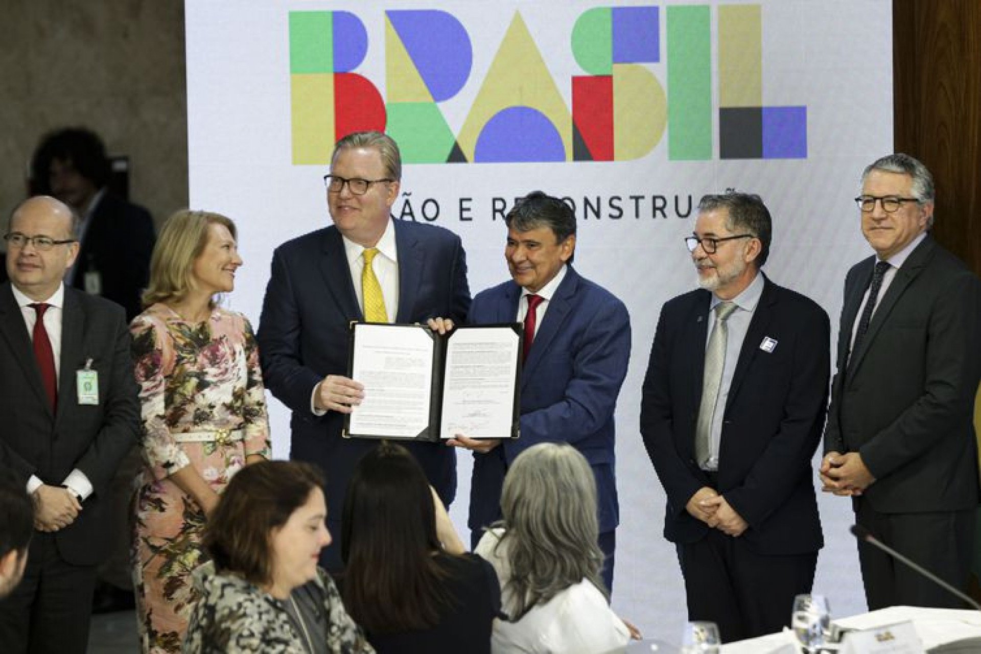Solenidade reuniu ministros que presenciaram instalação do grupo de trabalho - Marcelo Camargo/Agência Brasil