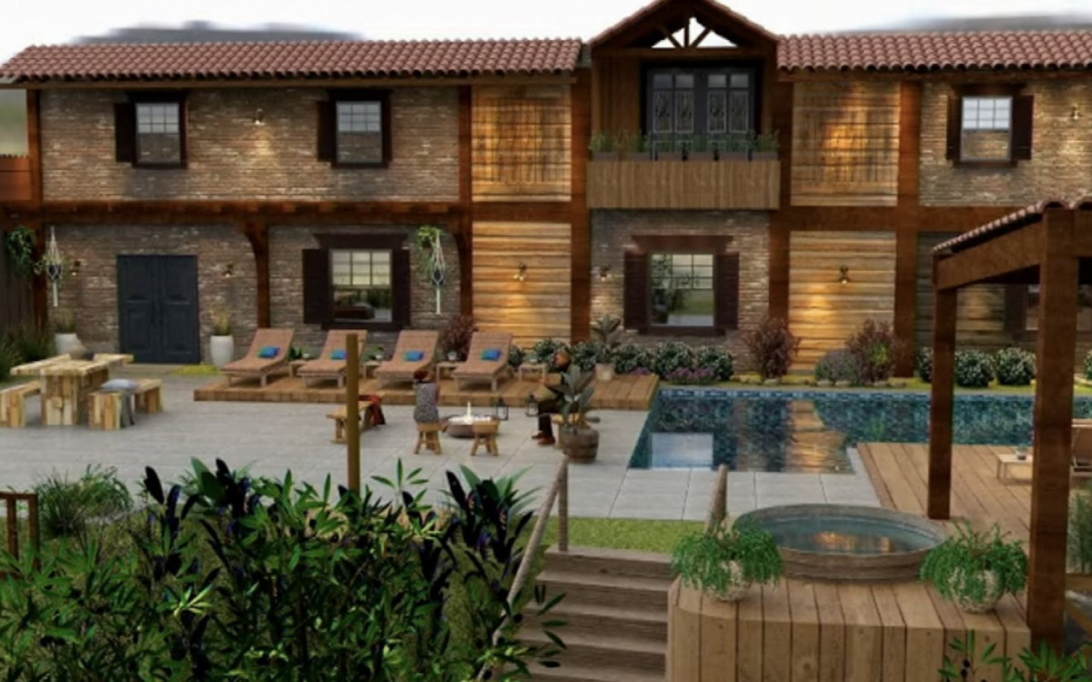 Confira as imagens do projeto em 3D da sede de 'A Fazenda' - Divulgação/RecordTV