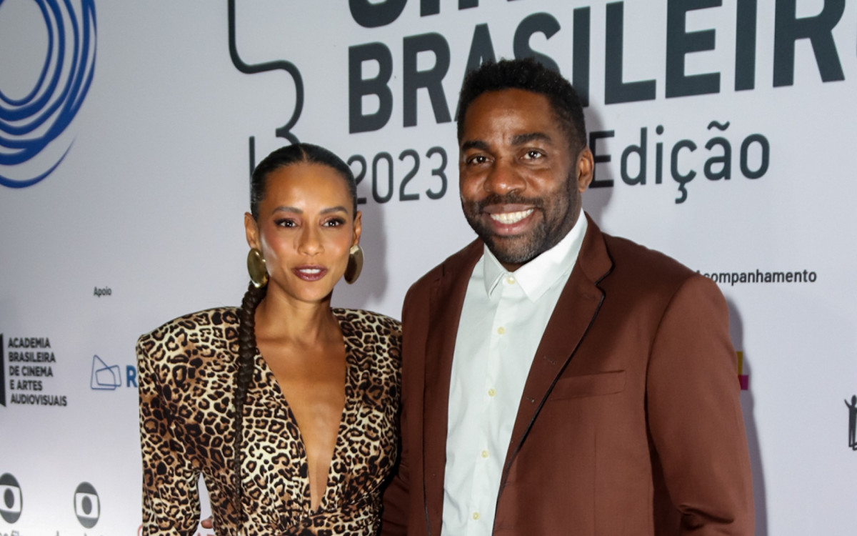 Ta&iacute;s Araujo e L&aacute;zaro Ramos