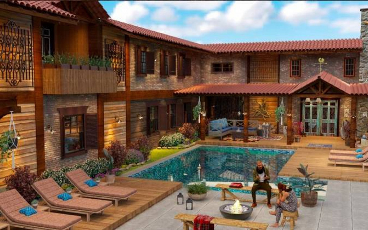 Confira as imagens do projeto em 3D da sede de 'A Fazenda' - Divulgação/RecordTV