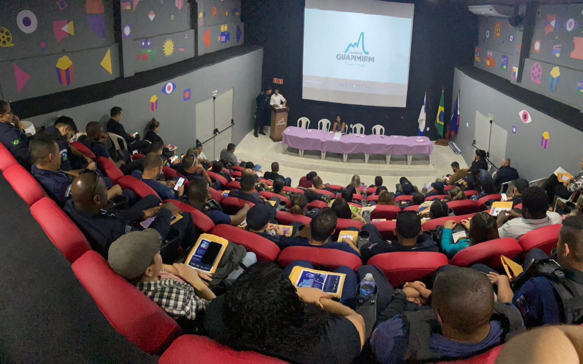 O encontro de Guardas Municipais aconteceu no Cine+ de Guapimirim