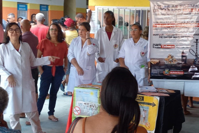 Secretaria de Saúde de Belford Roxo promove ações de combate ao fumo