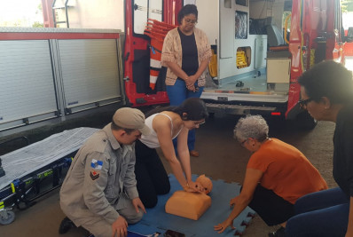Equipes da Prefeitura de Volta Redonda recebem treinamento do Corpo de Bombeiros