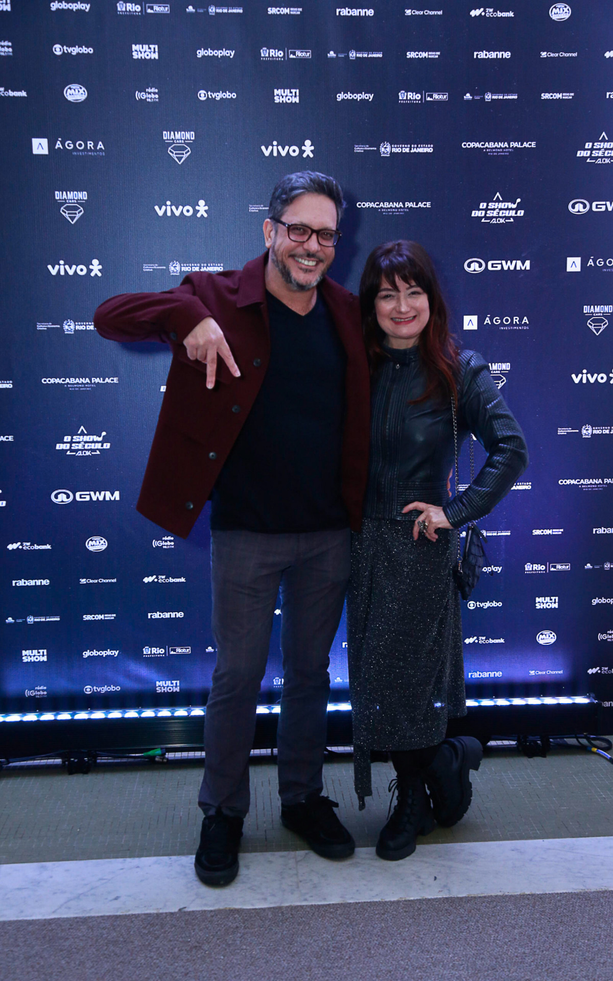 Lúcio Mauro FIlho e Cintia Oliveira