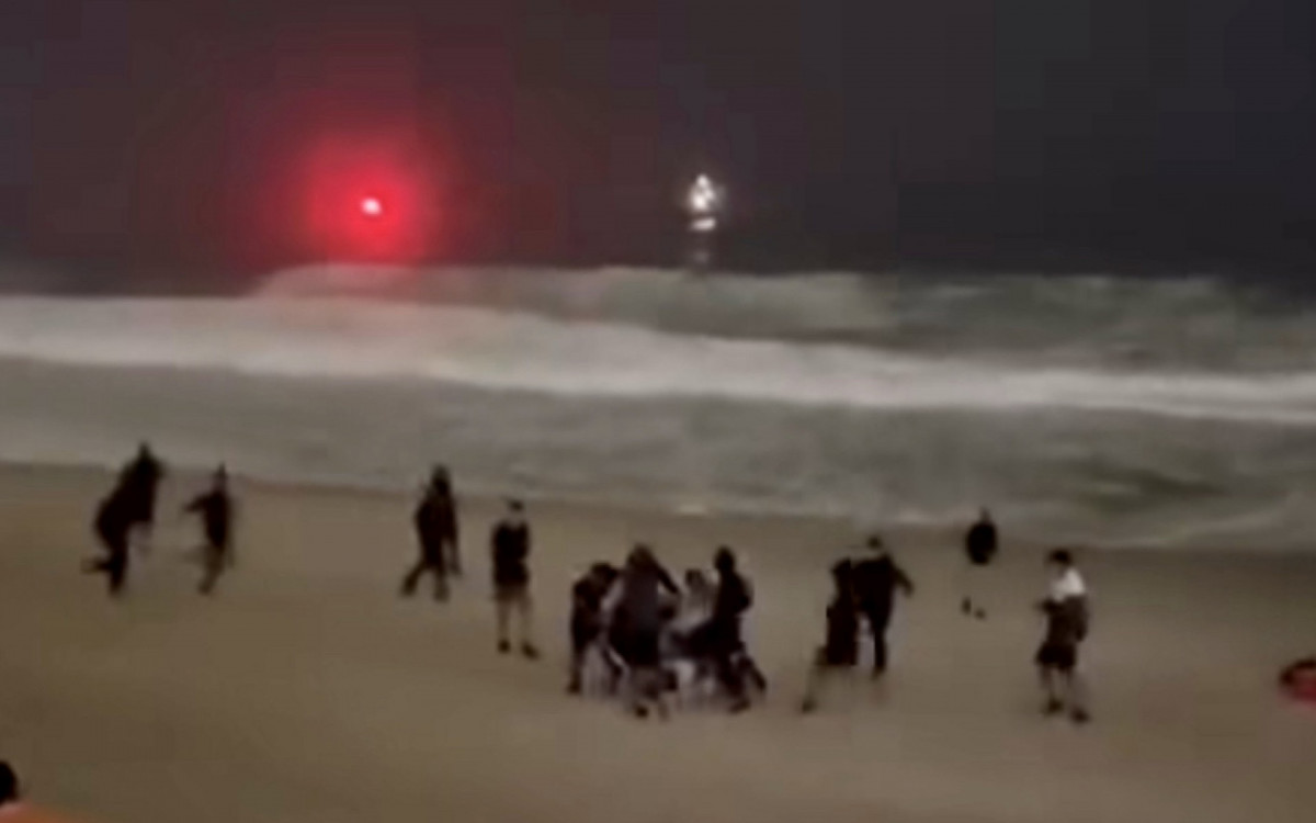 Arrastões durante show na Praia de Copacabana