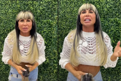 Gretchen exibe novo visual e internautas reagem: 'Muito ousado'