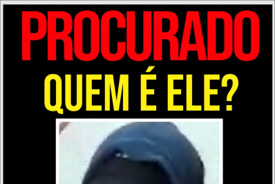 Cartaz do Disque Denúncia pede ajuda na identificação de assaltante que matou porteiro no Centro