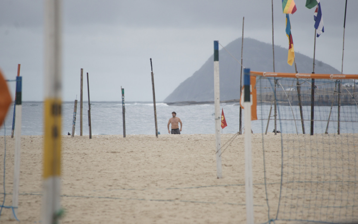 Movimentação Copacabana e Leme, nesta terça-feira (29). - Bruno Kaiuca/Agência O Dia
