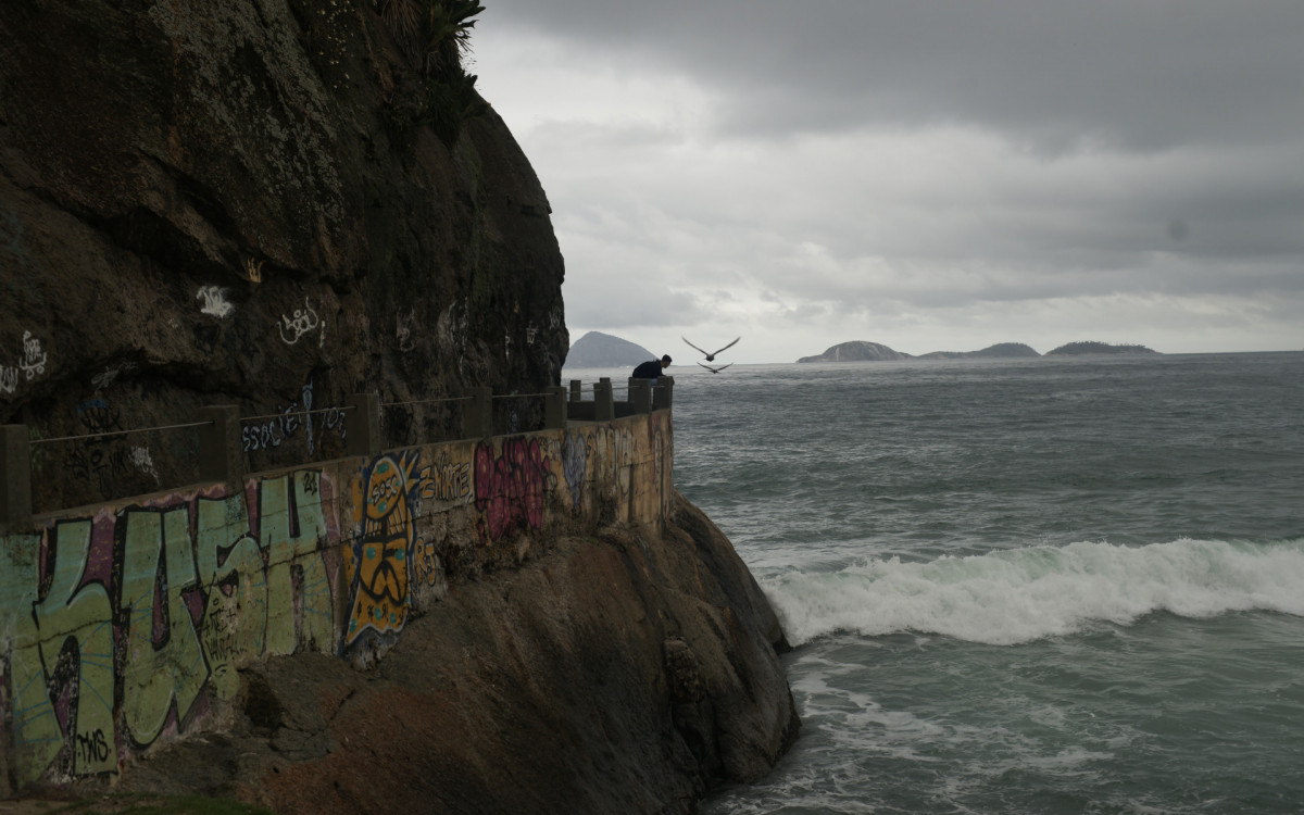 Movimentação Copacabana e Leme, nesta terça-feira (29). - Bruno Kaiuca/Agência O Dia