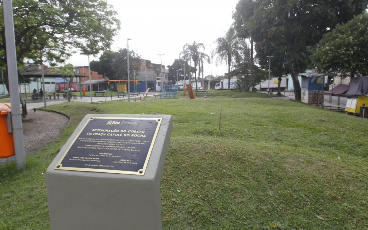 Praça Catolé do Rocha, em Vigário Geral, onde será instalada a placa de homenagem as vítimas - Reginaldo Pimenta/Agência O DIA