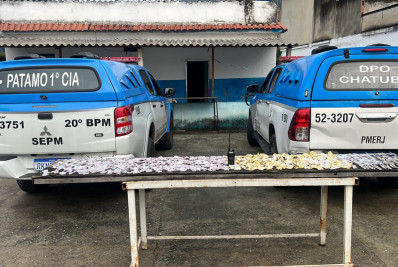 Homem é preso com drogas em Mesquita