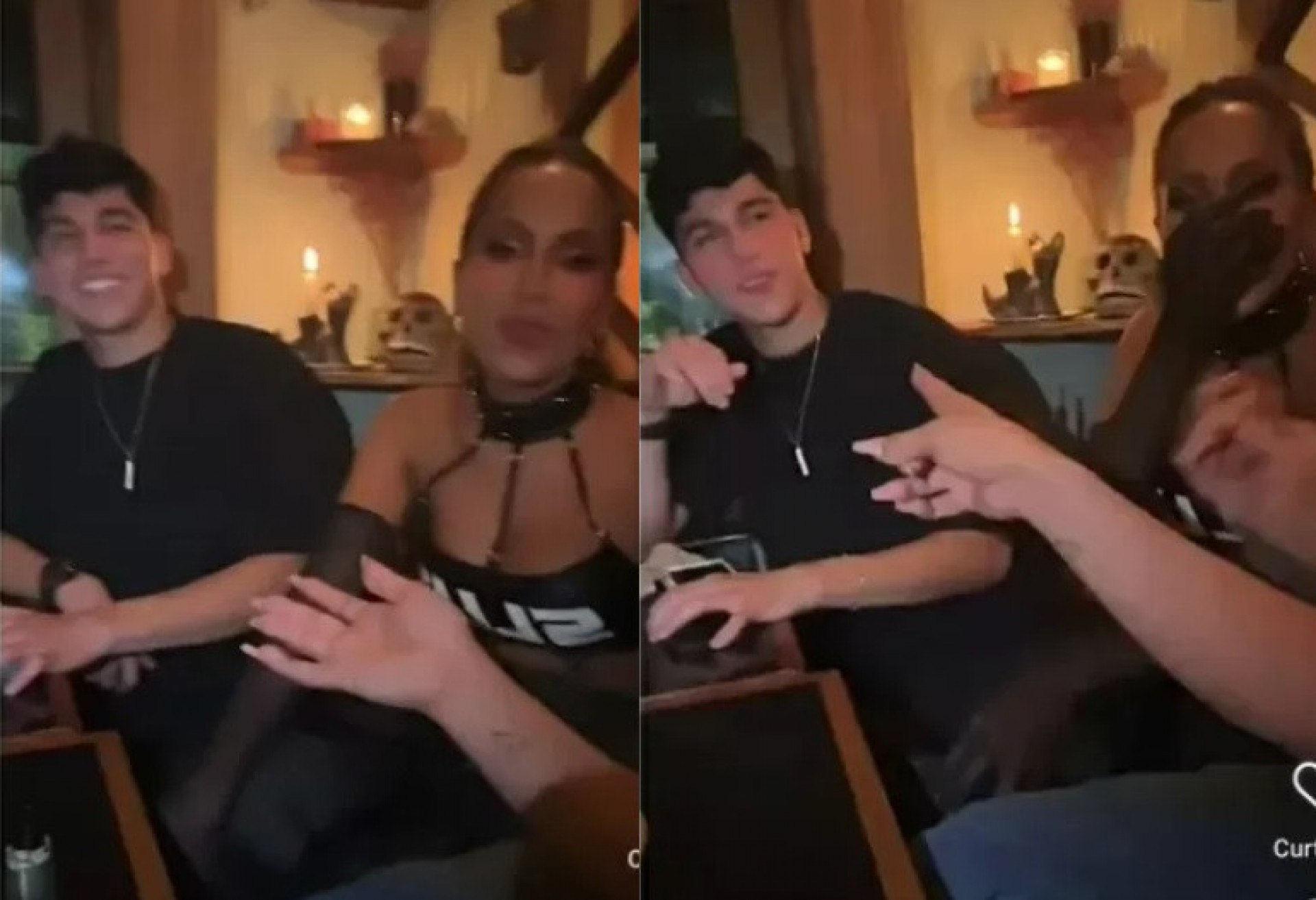 Anitta janta com o jogador de futebol Kevin Alvarez - Reprodução de vídeo