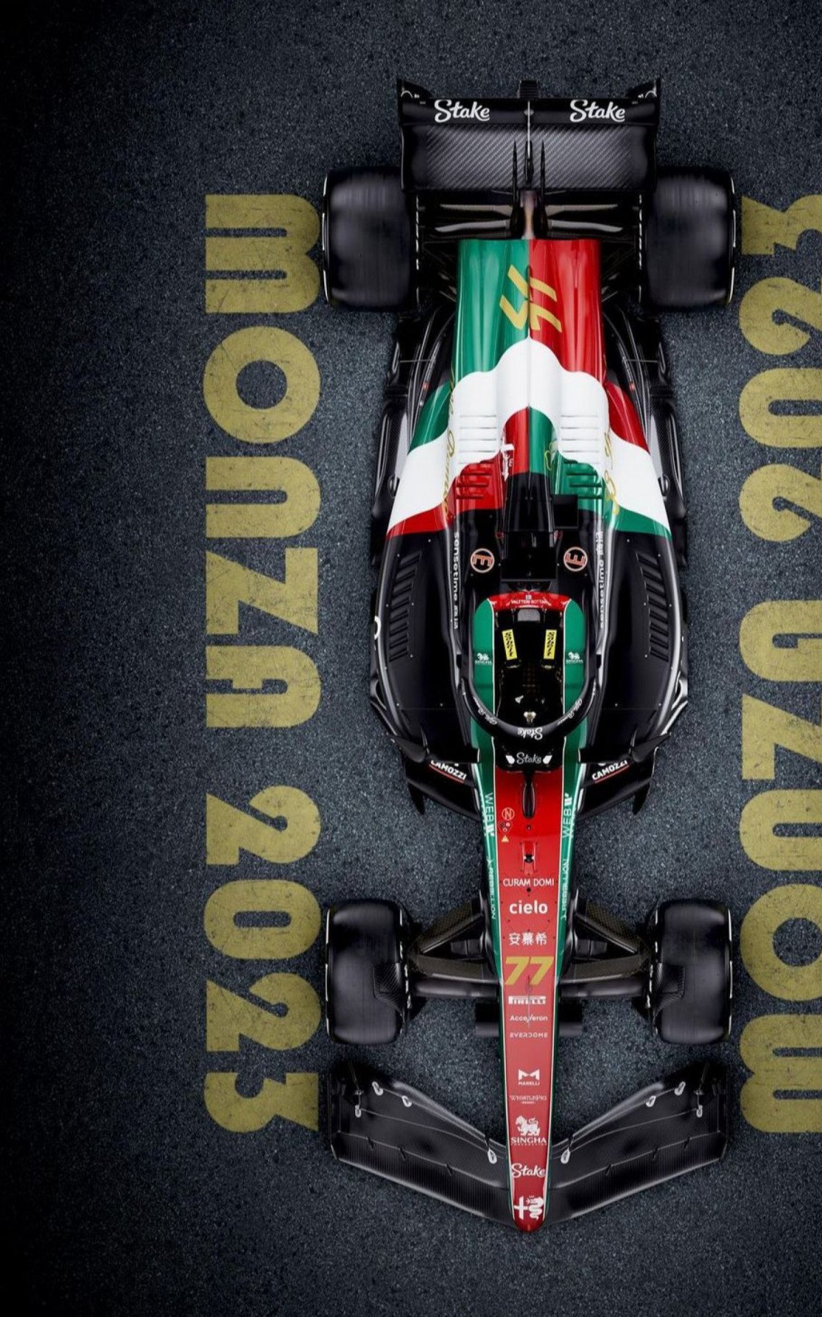 Alfa Romeo divulga pintura especial para o GP da Itália  - Divulgação/Alfa Romeo