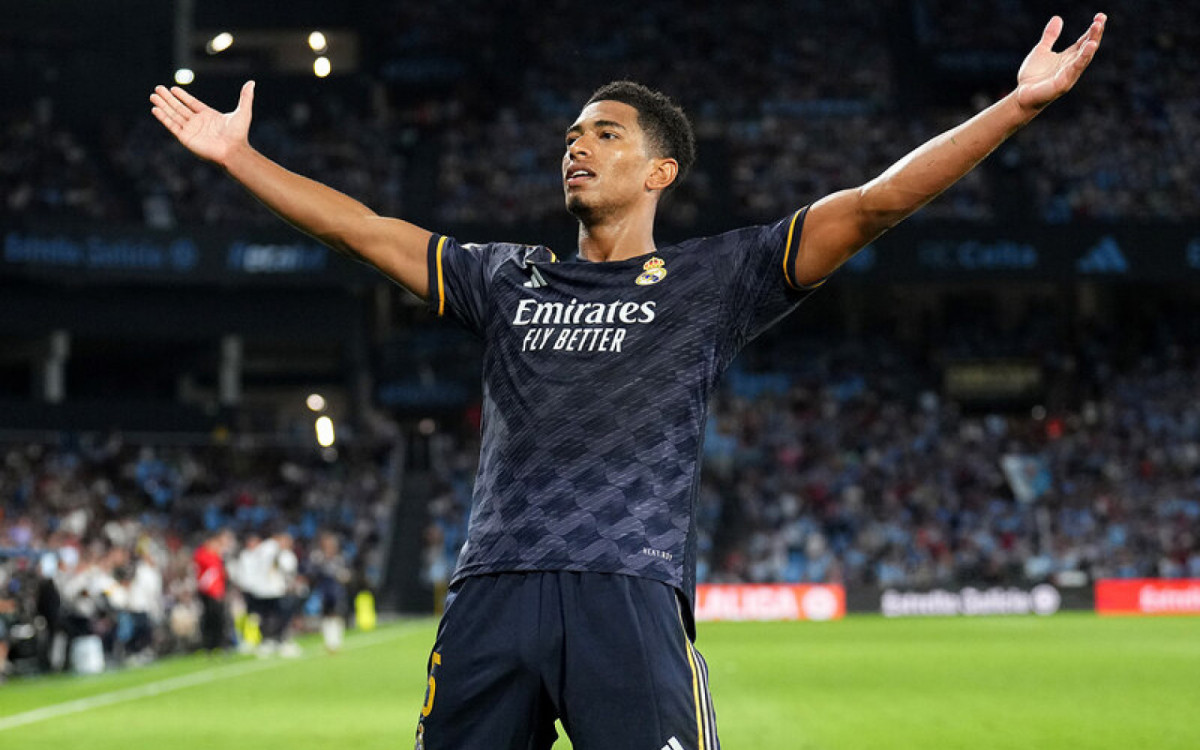 Jude Bellingham, do Real Madrid, &eacute; eleito jogador do m&ecirc;s na La Liga