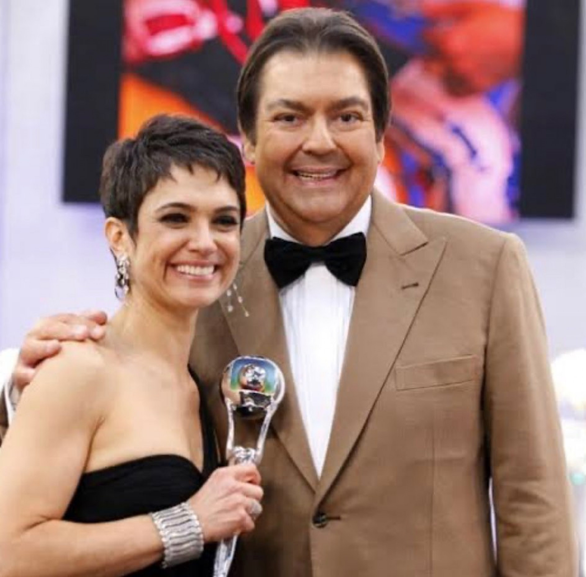 Sandra Annenberg e Faustão - Reprodução/Instagram
