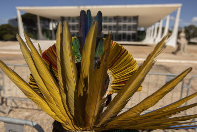 Marco temporal: indígenas se mobilizam para acompanhar julgamento