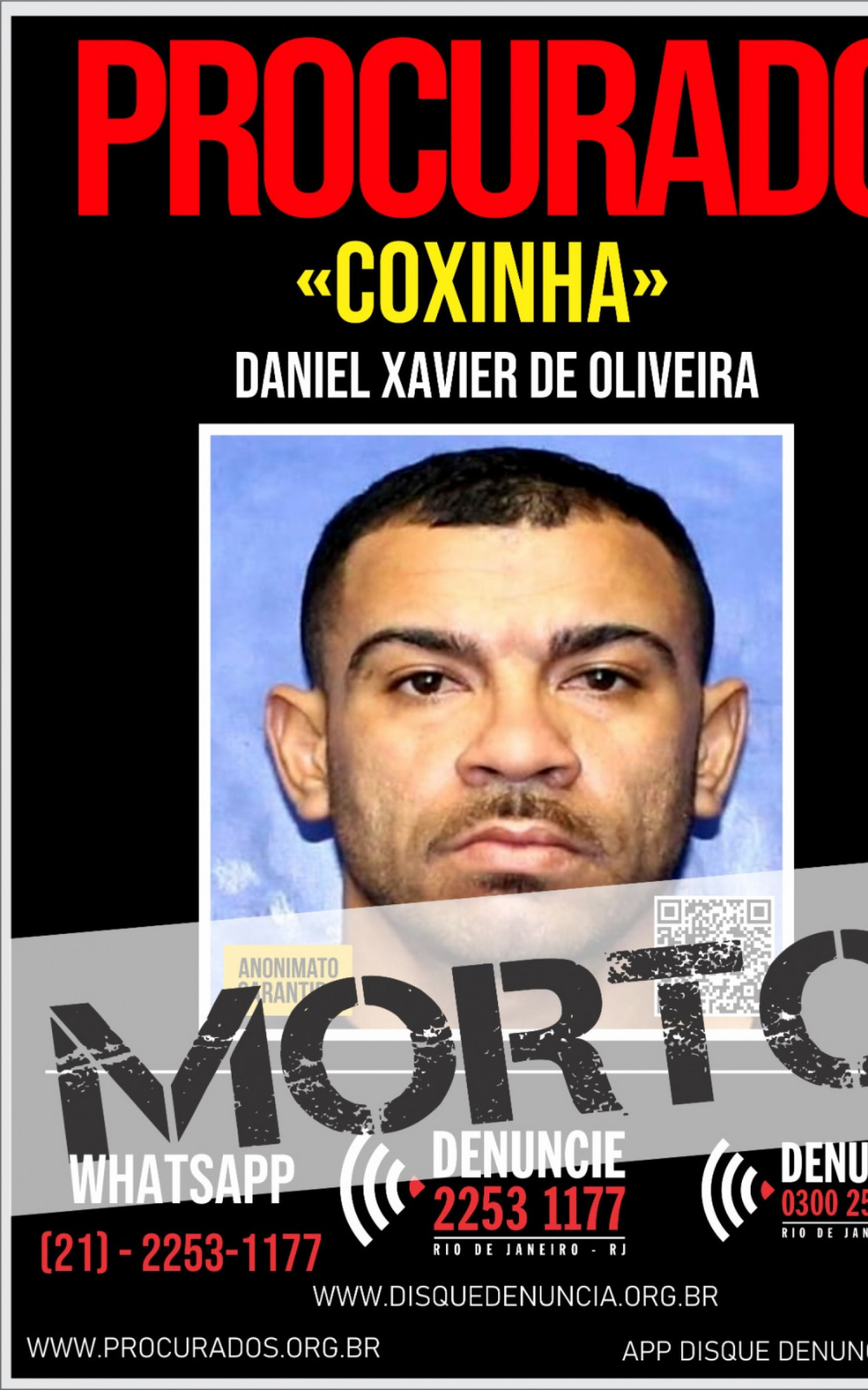 Coxinha foi encontrado já sem vida pelo Corpo de Bombeiros - Divulgação