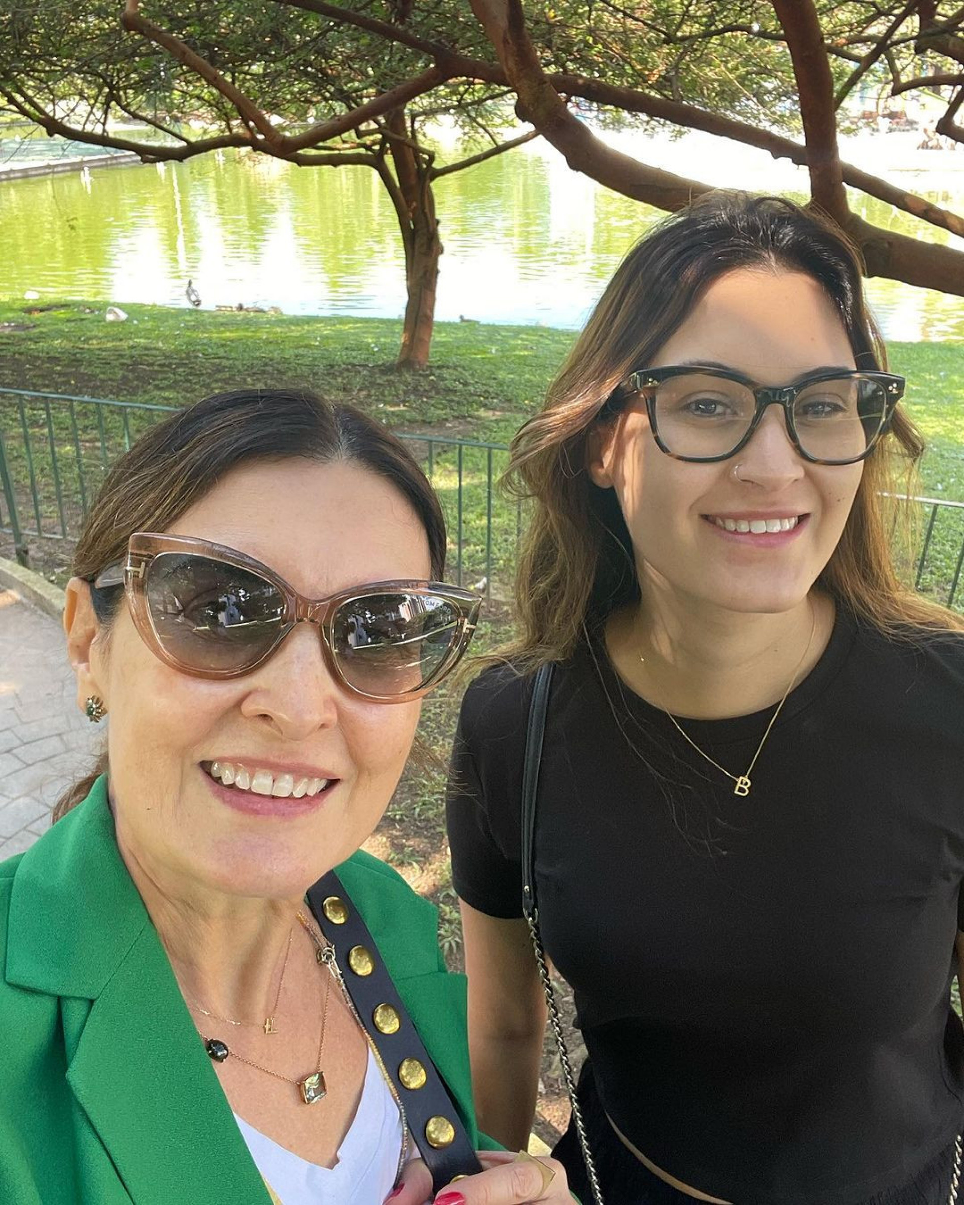 Fátima Bernardes e a filha, Beatriz - Reprodução/Instagram