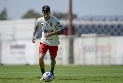 Pulgar deve desfalcar o Flamengo contra o Boavista; veja provável escalação