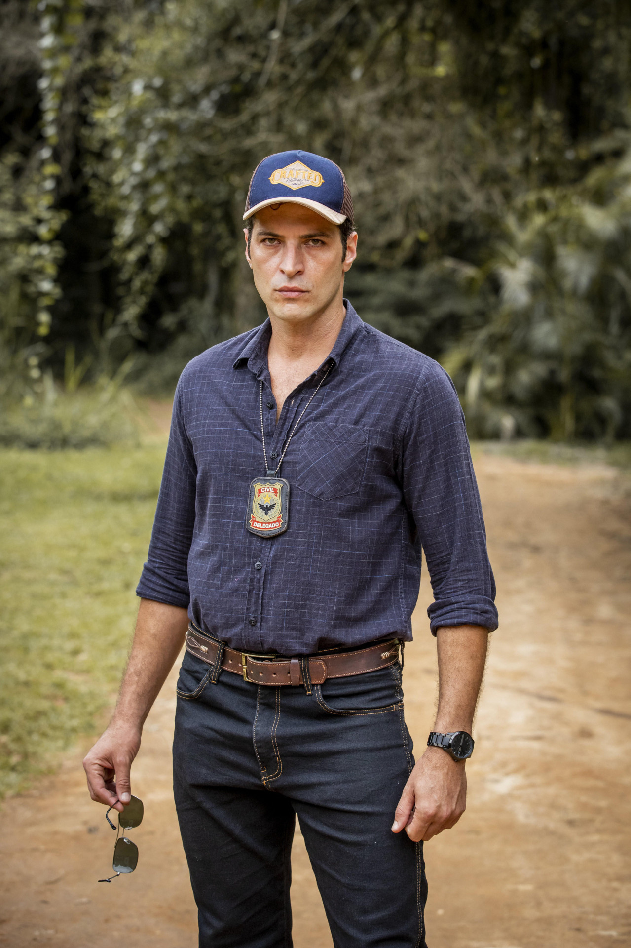 Leandro Lima interpreta o delegado Marino em 'Terra e Paixão' - Paulo Belote / TV Globo