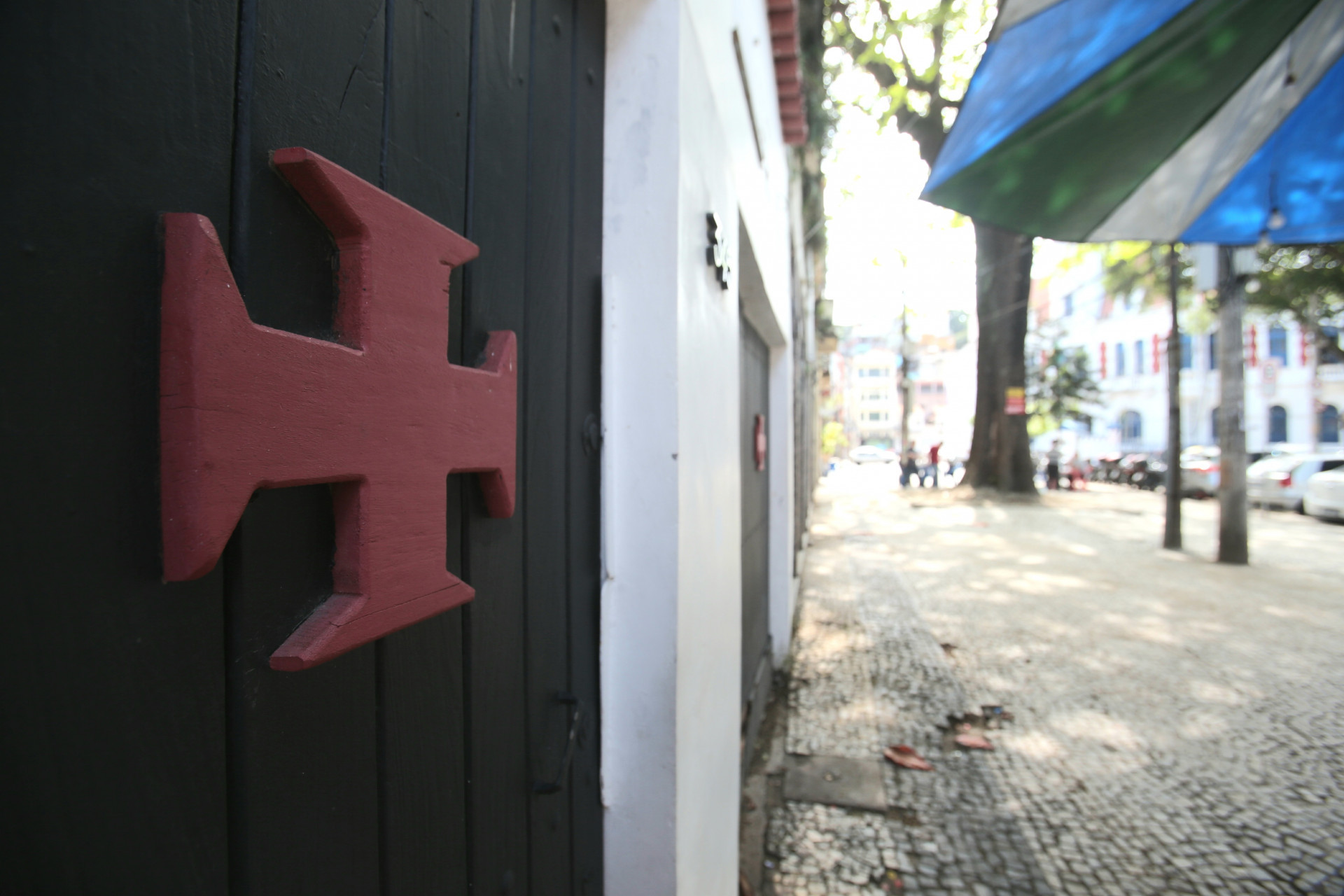 Primeira sede do Vasco da Gama na rua Sacadura Cabral, na Gamboa, est&aacute; fechada e dispon&iacute;vel para loca&ccedil;&atilde;o - Cleber Mendes/Agencia O Dia