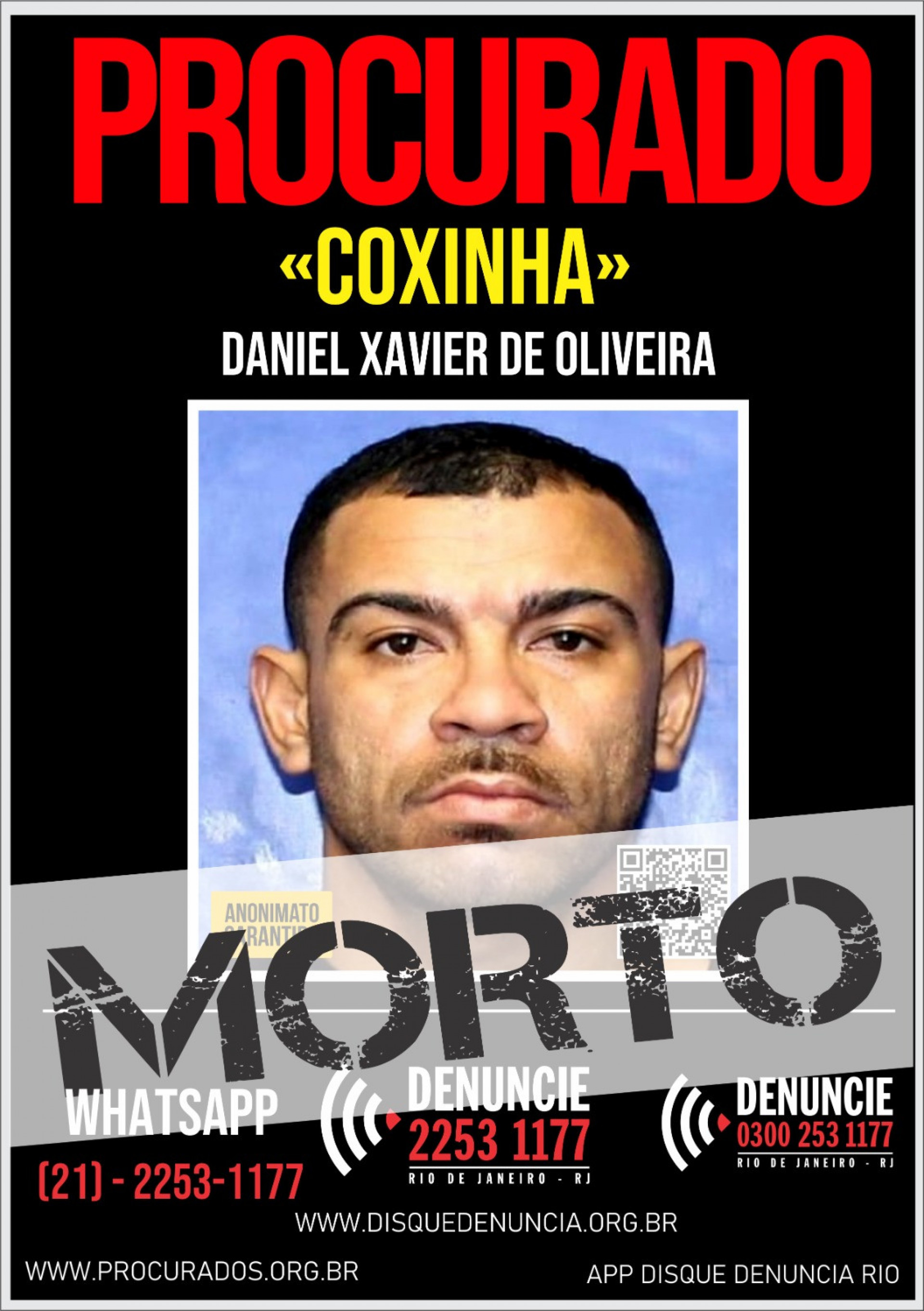 Coxinha foi encontrado já sem vida pelo Corpo de Bombeiros