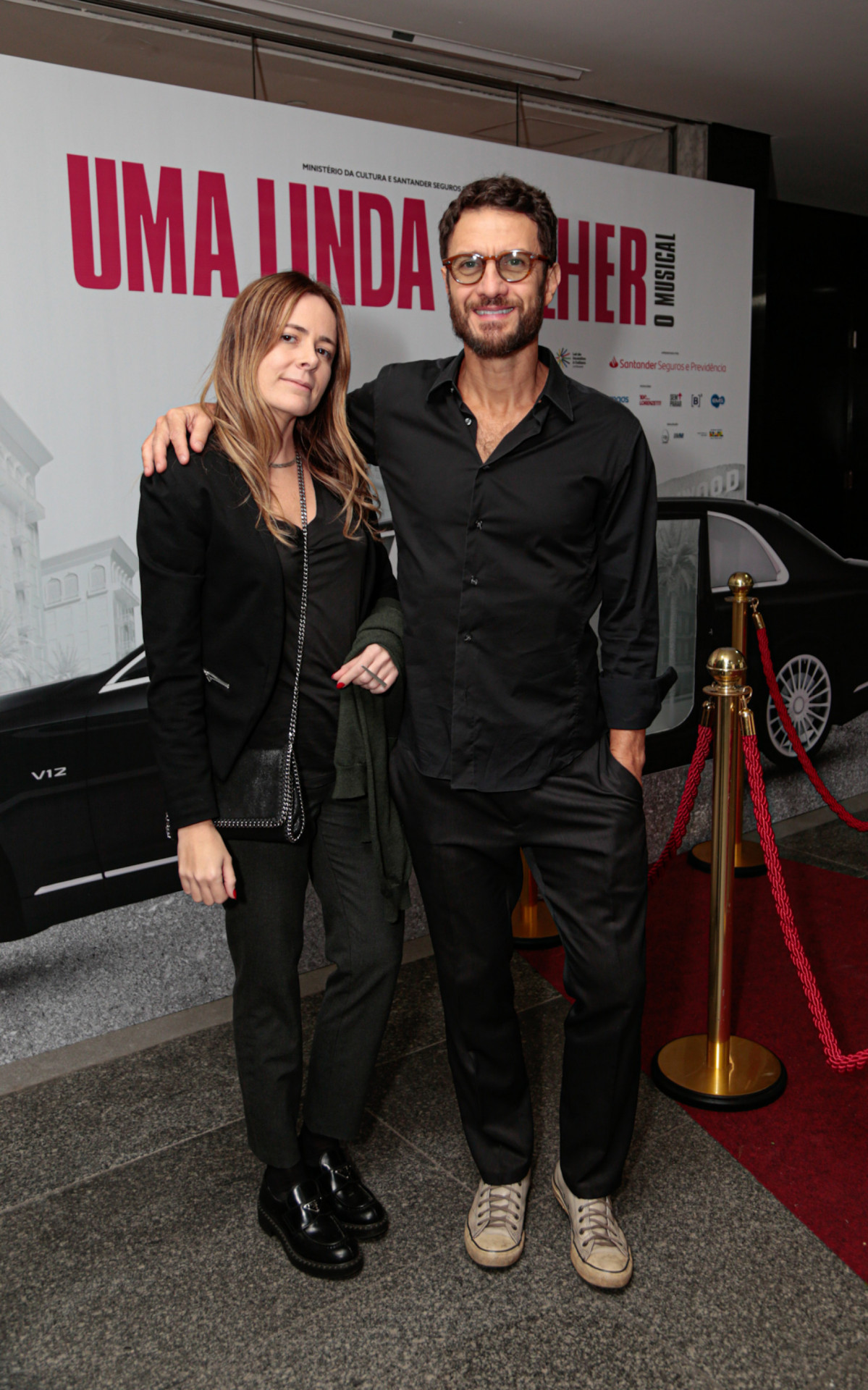 Gabriel Braga Nunes e a mulher, Isabel Nascimento e Silva