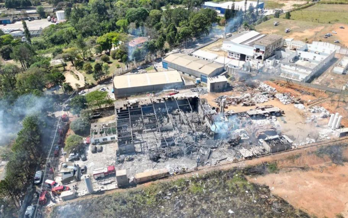 SP: Explosão em metalúrgica de Cabreúva tem duas mortes e 14 feridos
 - Divulgação/Prefeitura de Cabreúva