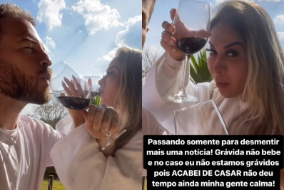 Maíra Cardi responde boatos de gravidez após casamento com Thiago Nigro