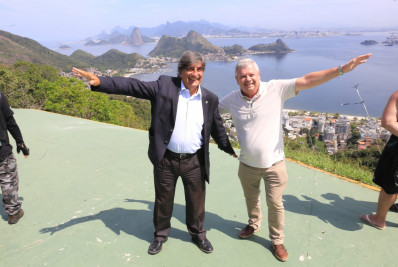 Ex-ministro do Meio Ambiente de Portugal é recebido pelo Prefeito Axel Grael