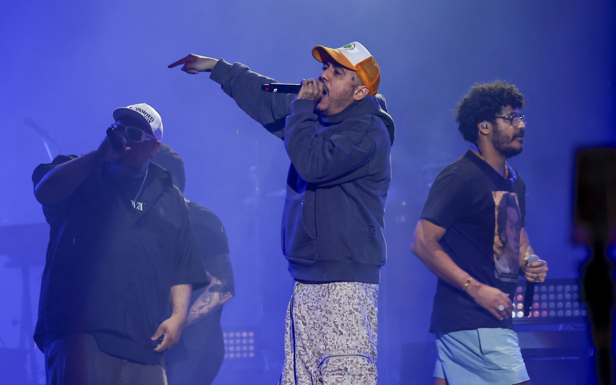 Criolo e Planet Hemp se apresentaram no palco One, na primeira noite do The Town, em São Paulo