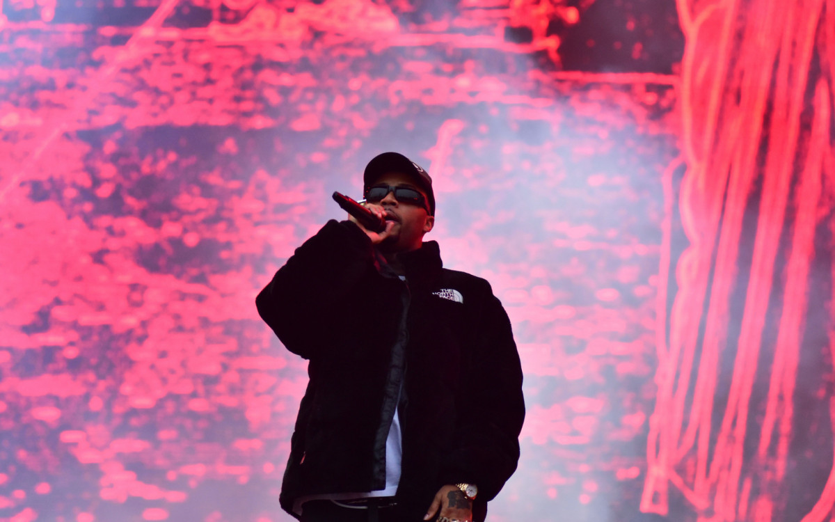 O rapper Orochi agitou o palco One do festival The Town, em São Paulo - Leo Franco/ Ag. News