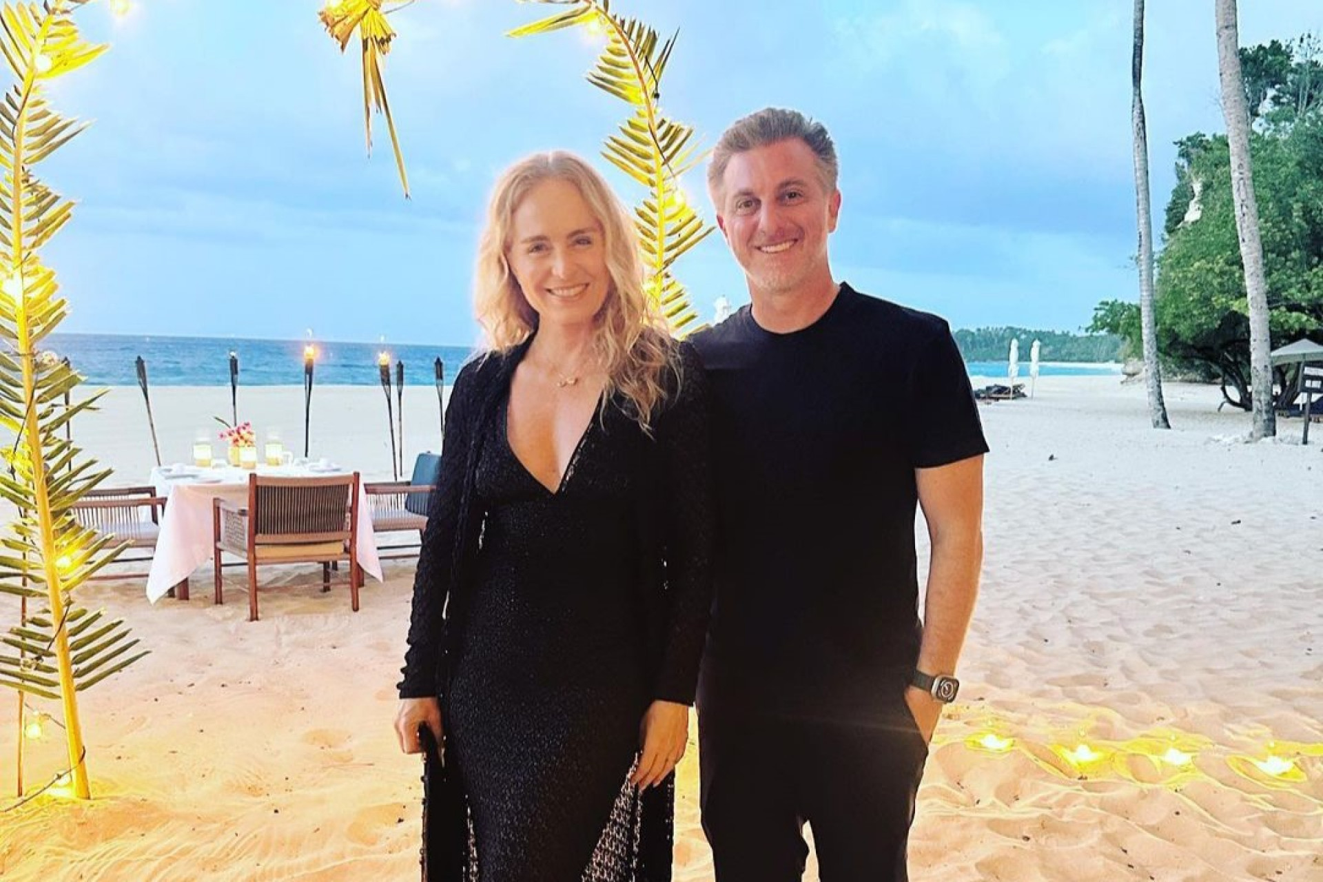 Ang&eacute;lica publica homenagem para o anivers&aacute;rio do marido, Luciano Huck  - Reprodu&ccedil;&atilde;o / Instagram 