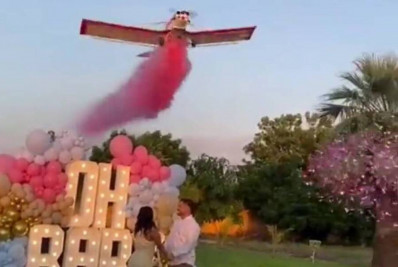 Vídeo: avião cai durante chá revelação e piloto morre