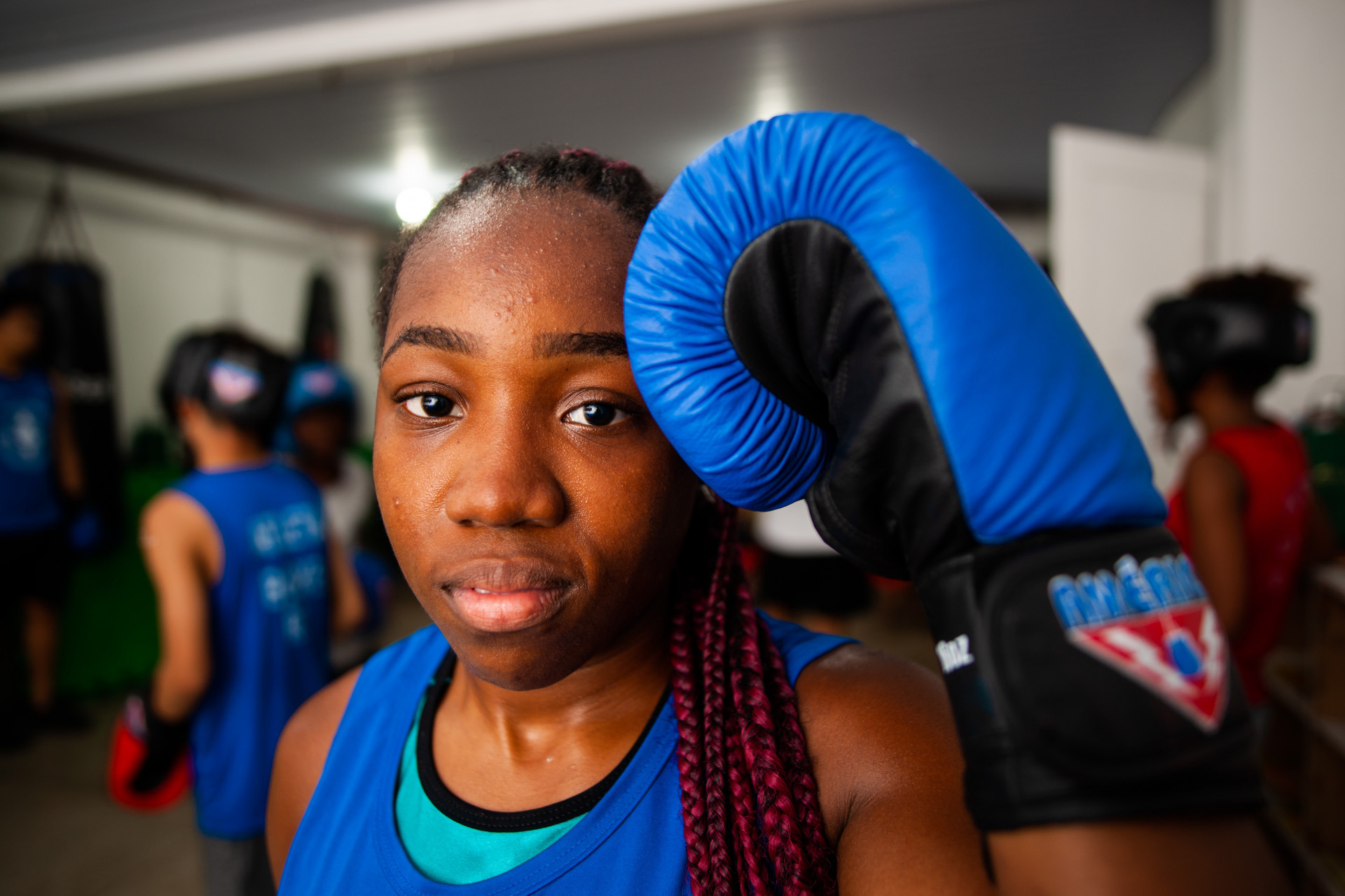 Anna Beatriz, 18 anos, foi convocada para a sele&ccedil;&atilde;o Carioca de Boxe - Bruno Kaiuca/Ag&ecirc;ncia o Dia