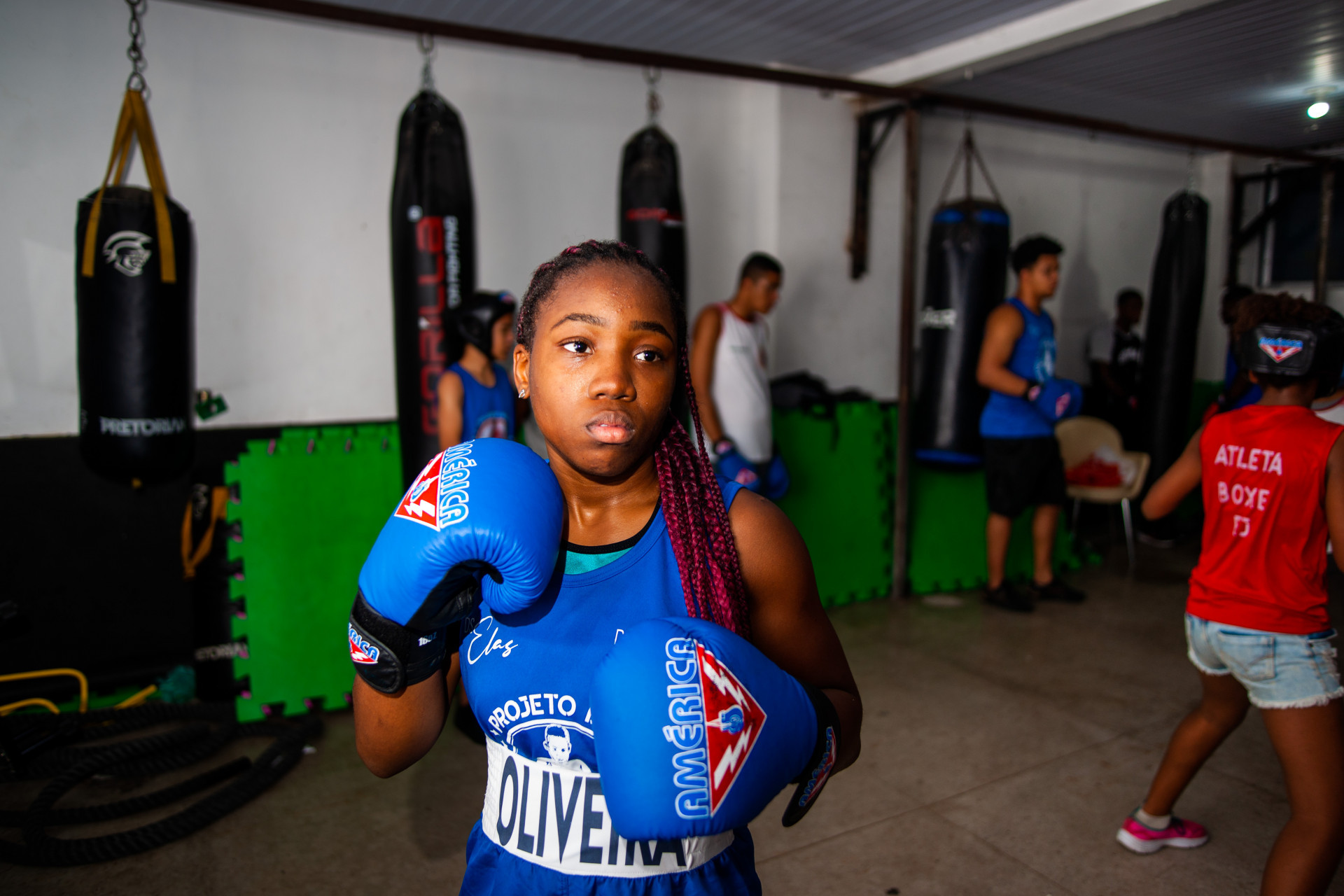 Anna Beatriz, 18 anos, foi convocada para a sele&ccedil;&atilde;o Carioca de Boxe - Bruno Kaiuca/Ag&ecirc;ncia o Dia