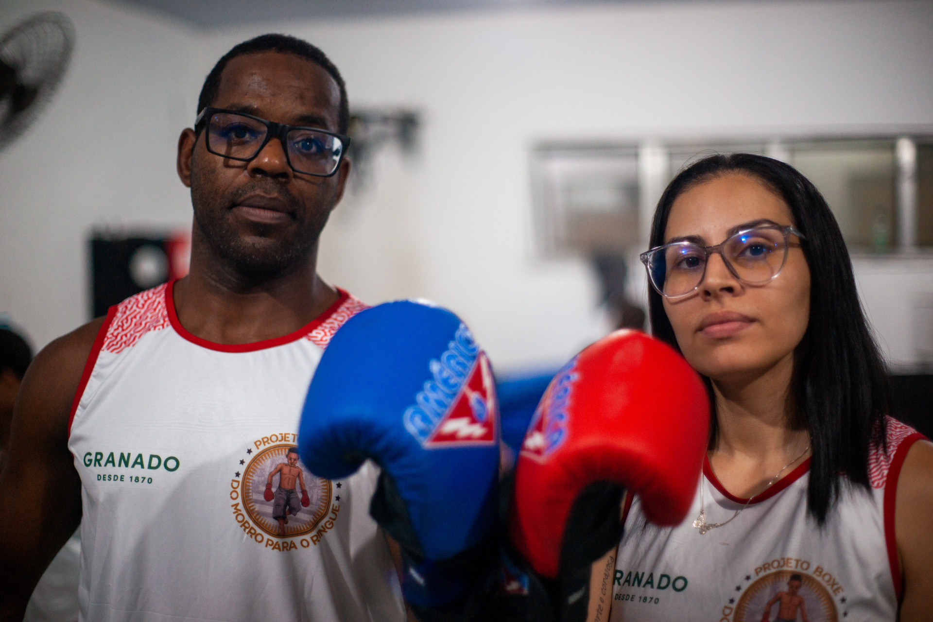 Bruna Mendes e Gl&aacute;ucio Mendes s&atilde;o os idealizadores da ONG Do Morro Para o Ringue  - Bruno Kaiuca/Ag&ecirc;ncia o Dia