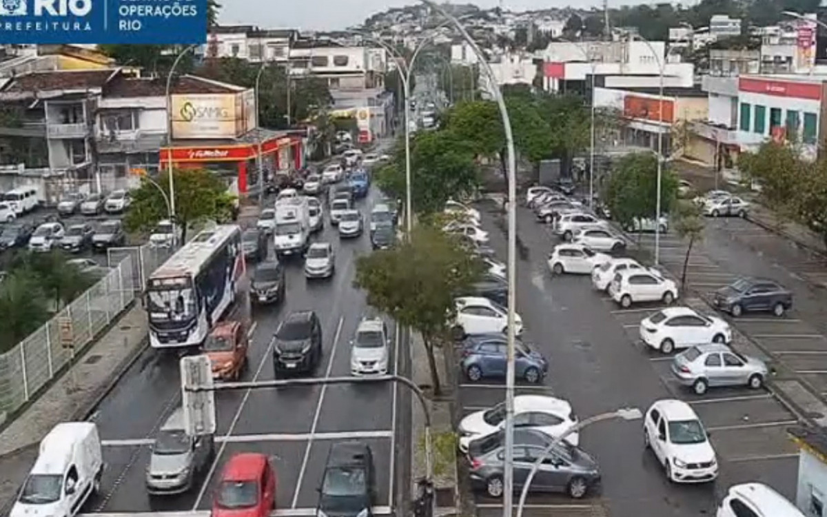 Região da Ilha do Governador registra chuva moderada na tarde desta terça