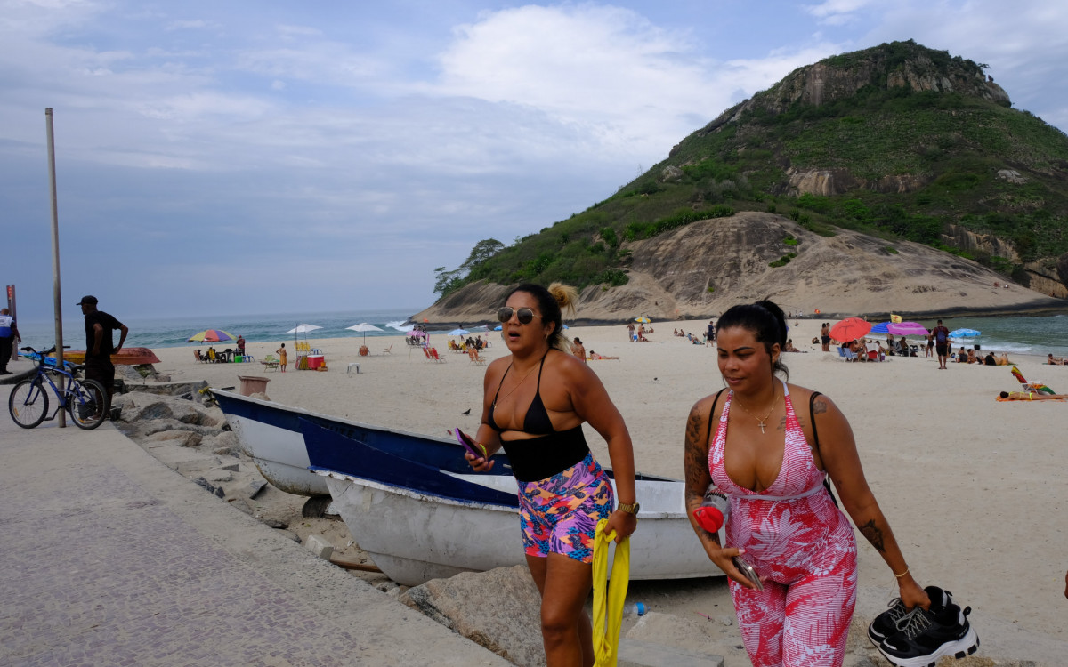 Clima tempo na Praia do Pontal e Recreio, Rio de Janeiro, nesta Terça-feira (05).